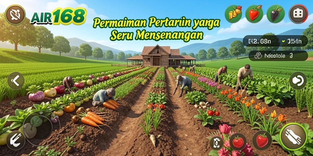 Gameplay menarik di dunia pertanian AIR168 yang penuh warna.
