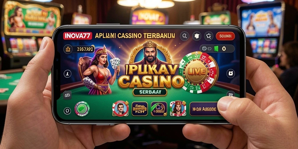 Screenshot gameplay Live Casino INOVA77 dengan dealer yang profesional dan interaktif.