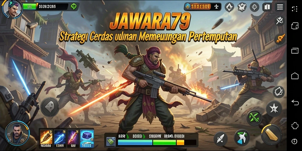 Tampilan gameplay menarik dan penuh strategi di JAWARA79.