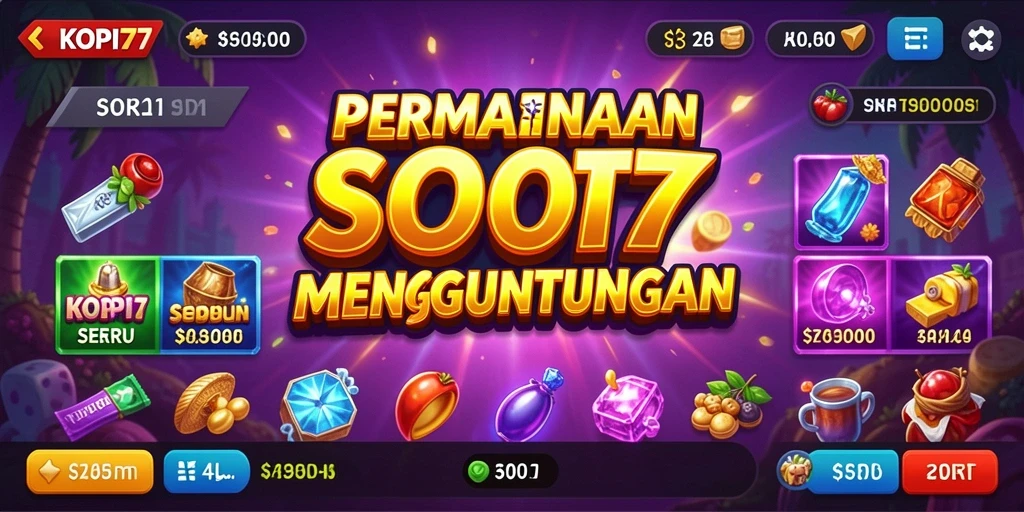 Tampilan gameplay KOPI77 yang seru dan mengasyikkan.