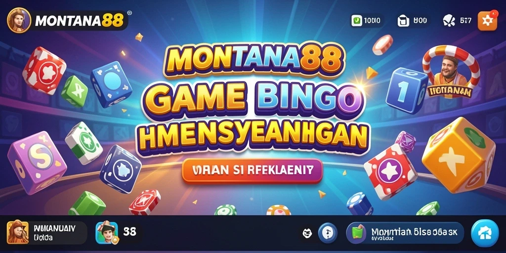 Tampilan gameplay Bingo dalam MONTANA88 yang seru dan penuh warna.