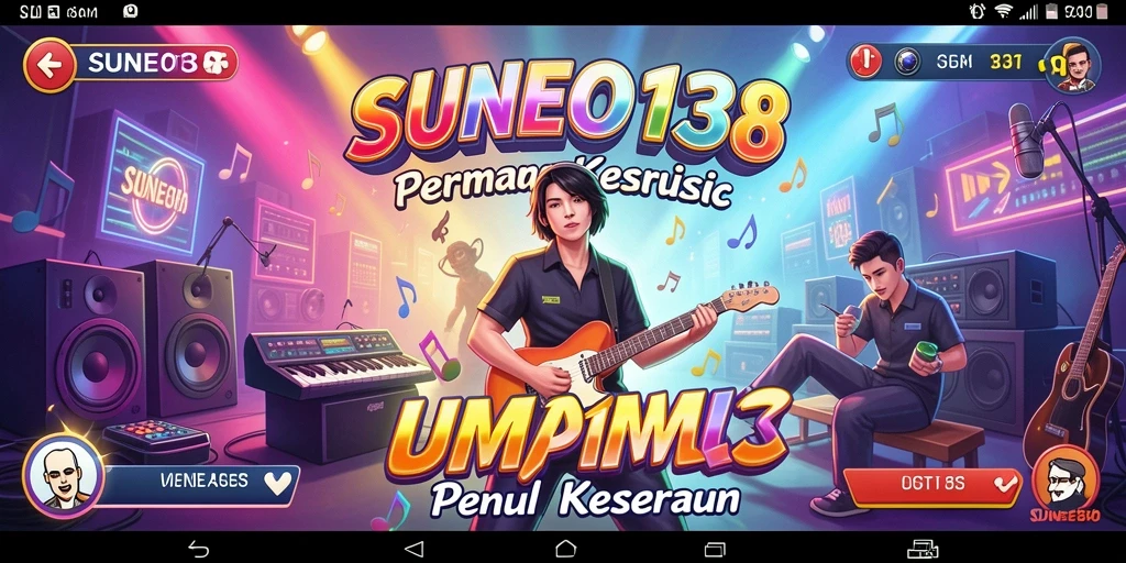 Tampilan menarik dari gameplay SUNEO138 yang penuh musik.