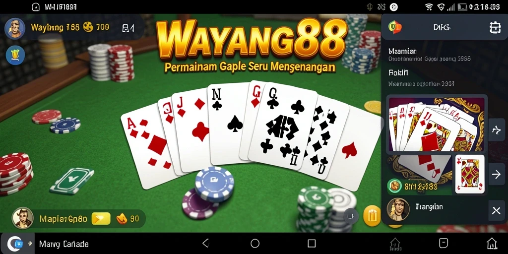 Tampilan gameplay seru dan interaktif dalam WAYANG88.